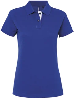 AQ022 Asquith & Fox Damen klassisches Polo Polshirt Kontrast
