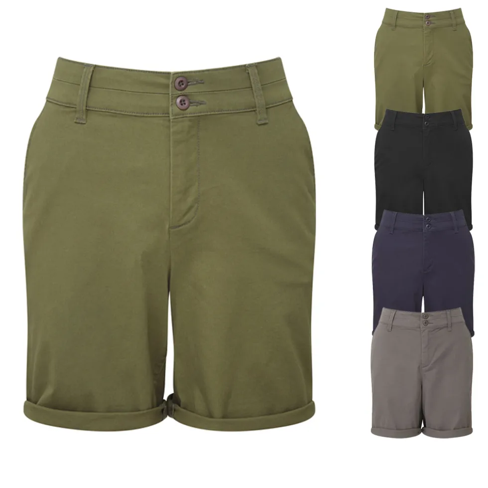 AQ068 Asquith & Fox Damen leichte Chino-Shorts kurze Hose