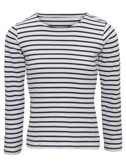 AQ071 Asquith & Fox Damen Matrosen Shirt gestreift langarm