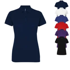 AQ025 Asquith & Fox Damen Mischgewebe Polo Poloshirt