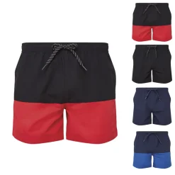 AQ056 Asquith & Fox Herren Badeshorts kurze Hose Blockfarben