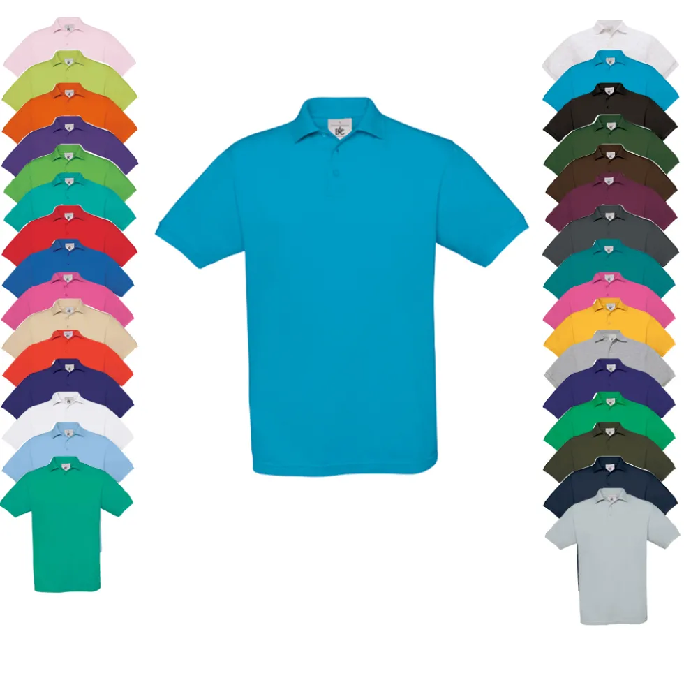 BCPU409 B&C Polo kurzarm SAFRAN / Unisex