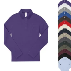 BCPW462 B&C My Polo Poloshirt 180 langarm /Damen