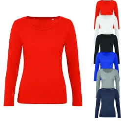 BCTW071 B&C INSPIRE Langarm Shirt / Damen