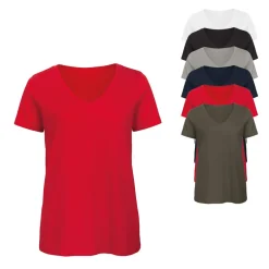 BCTW045 B&C V-Ausschnitt T-Shirt Damen