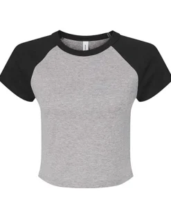 BL1201 Bella Damen Ripp Raglan T-Shirt