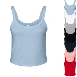 BL1012 Bella Damen Ripp Spaghettiträger Top