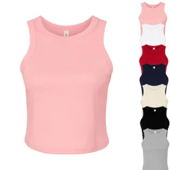 BL1019 Bella Damen Ripp Top ärmellos