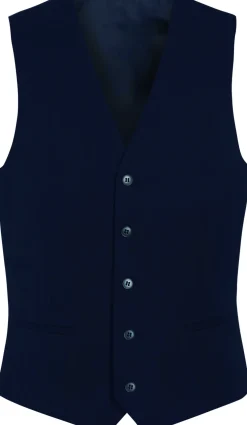 BR671 Brook Taverner Bistro-Weste Mercury für Herren