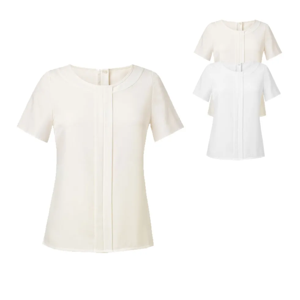 BR801 Brook Taverner Felina Bistro-Bluse Kurzarm für Damen