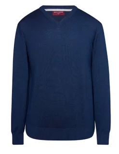 BR7818 Brook Taverner Herren V-Ausschnitt Pullover Boston