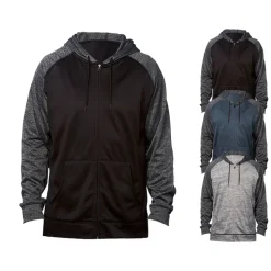 BU8660 Burnside Sport Raglan Kapuzenjacke