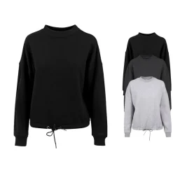 BY058 Build Your Brand Damen Rundhals Sweatshirt Übergröße