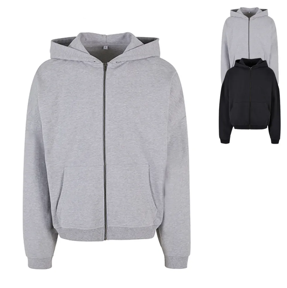 BY254 Build Your Brand 90er Kapuzen-Sweatjacke