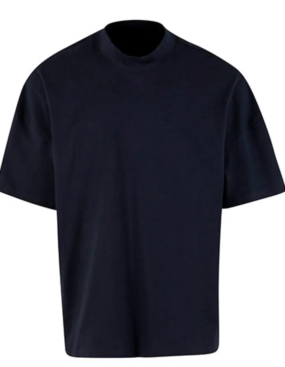 BY230 Build Your Brand Herren T-Shirt Oversize-Passform mit Stehkragen