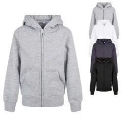 BY188 Build Your Brand Kinder Kapuzenjacke Bio-Baumwolle