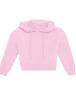 BY113 Build Your Brand Mädchen Kapuzen Sweatshirt bauchfrei