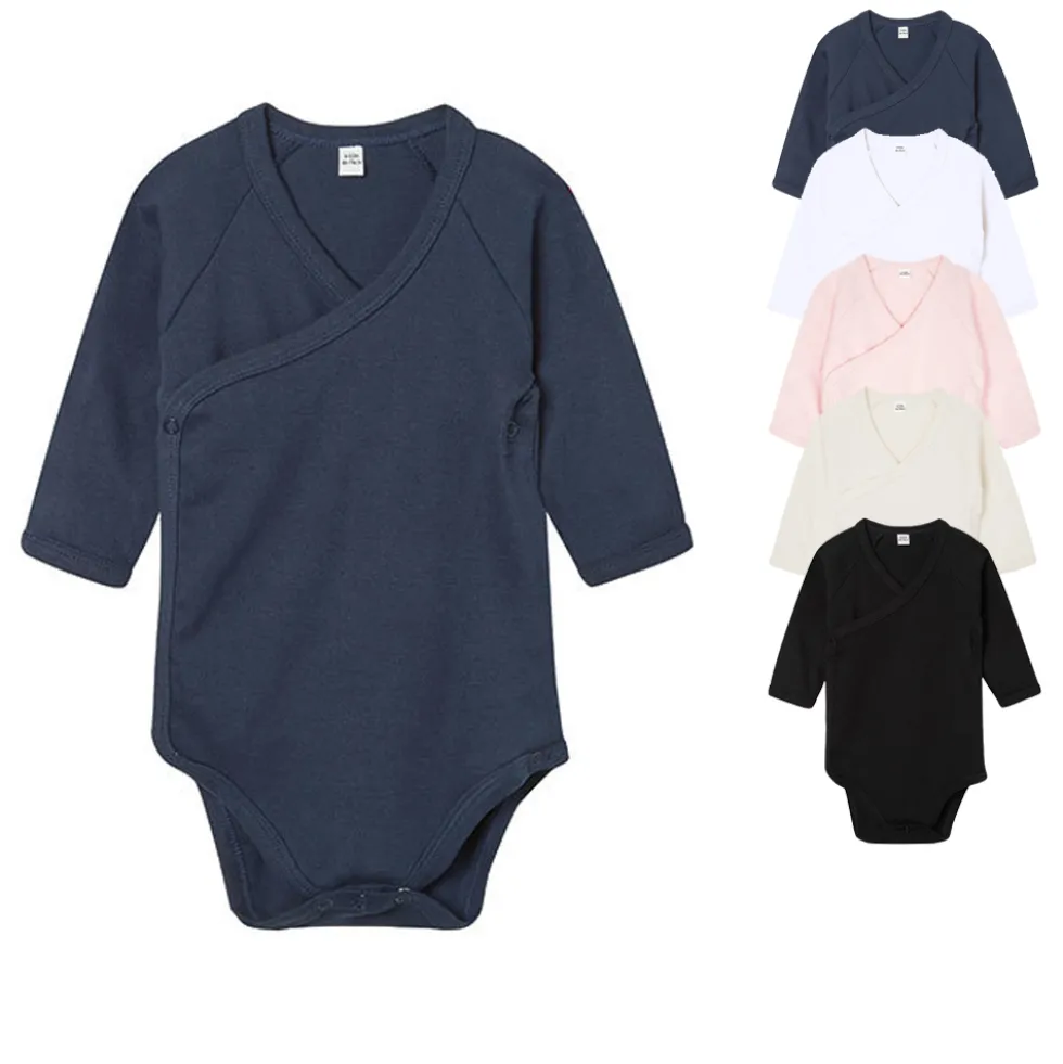 BZ60 Babybugz Baby-Kimono-Body mit langen Ärmeln