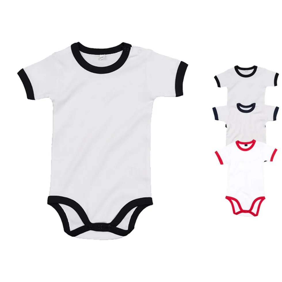 BZ19 Babybugz Baby Ringer Bodyanzug Kurzarm