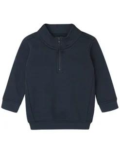 BZ66 Babybugz Baby Sweatshirt mit 1/4-Reißverschluss