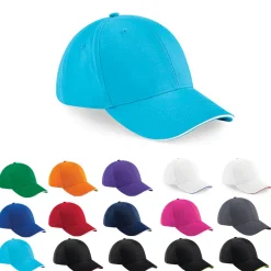 CB20 Beechfield Kappe Athleisure 6-Panel-Kappe