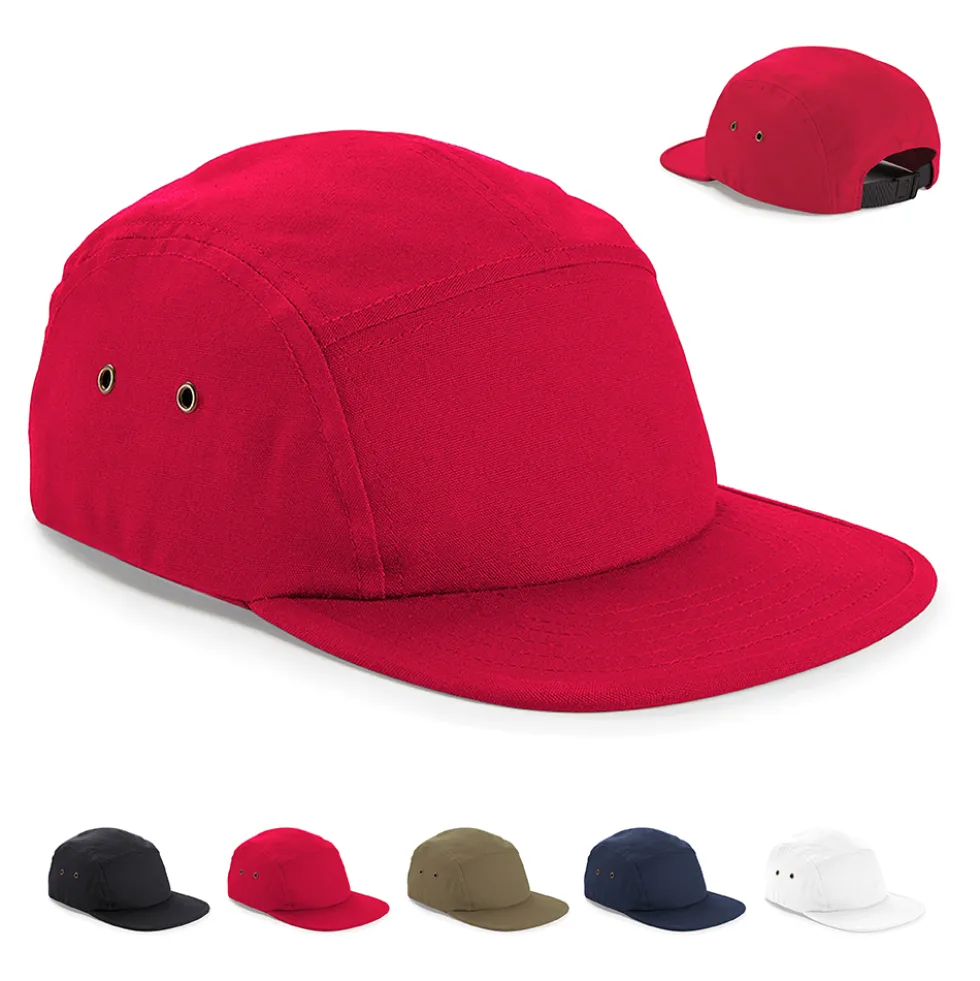 CB654 Beechfield Kappe aus Baumwoll-Canvas 5-Panel