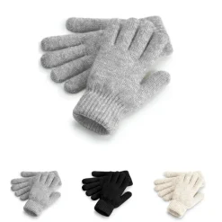 CB387 Beechfield kuschelige gerippte Handschuhe mit Bünchen
