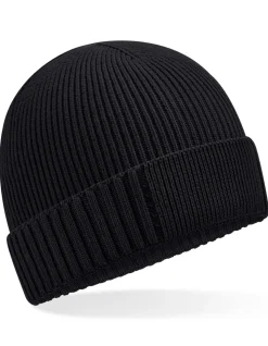 CB438N Beechfield Mütze Bio-Baumwolle mit Patch für Veredelung