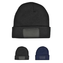 C1451 L-merch Strickmütze mit Druckfenster