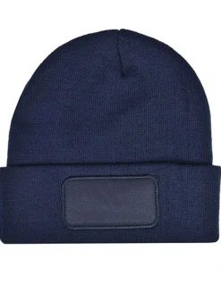 C1451 L-merch Strickmütze mit Druckfenster
