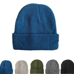 C1463 L-merch Strickmütze Waffeloptik