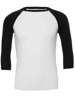 CV3200 Canvas Unisex Baseball T-Shirt mit 3/4 Ärmel für Damen und Herren