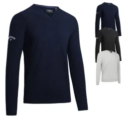 CW353 Callaway Herren V-Ausschnitt Merino Pullover