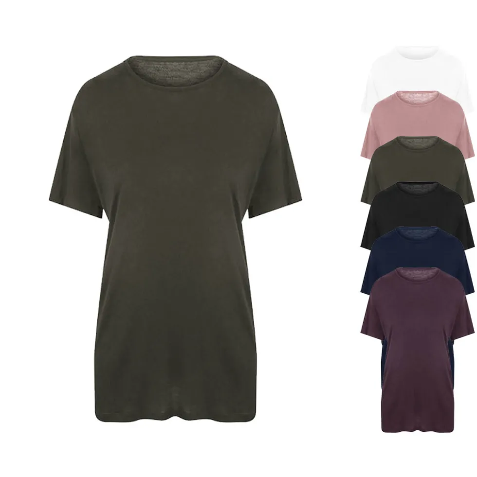 EA002 Ecologie DainTree Damen T-Shirt lang geschnitten