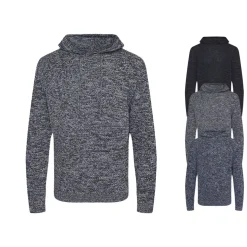 EA080 Ecologie Iguazu Kapuzenpullover aus Strick für Herren Hoodie