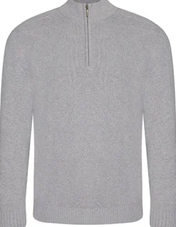 EA061 Ecologie Wakhan Strick-Pullover mit 1/4 Reißverschluss für Herren