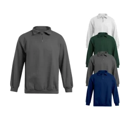 E5050N Promodoro Herren Troyer Sweatshirt mit halben Reißverschluss