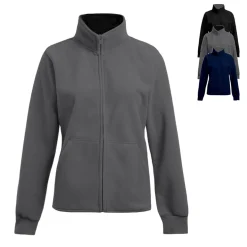 E7985 Promodoro Damen Doppelseitige Fleece Jacke