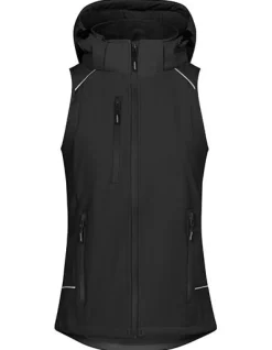 E7845 Promodoro Damen Softshellweste mit Kapuze