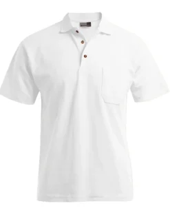 E4100 Promodoro Herren Schweres Polo Brusttasche Kurzarm
