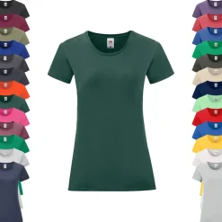 F131 Fruit of the Loom Damen Iconic T-Shirt kurzarm