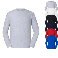 F195 Fruit of the Loom Iconic 195 Ringspun Premium Langarmshirt