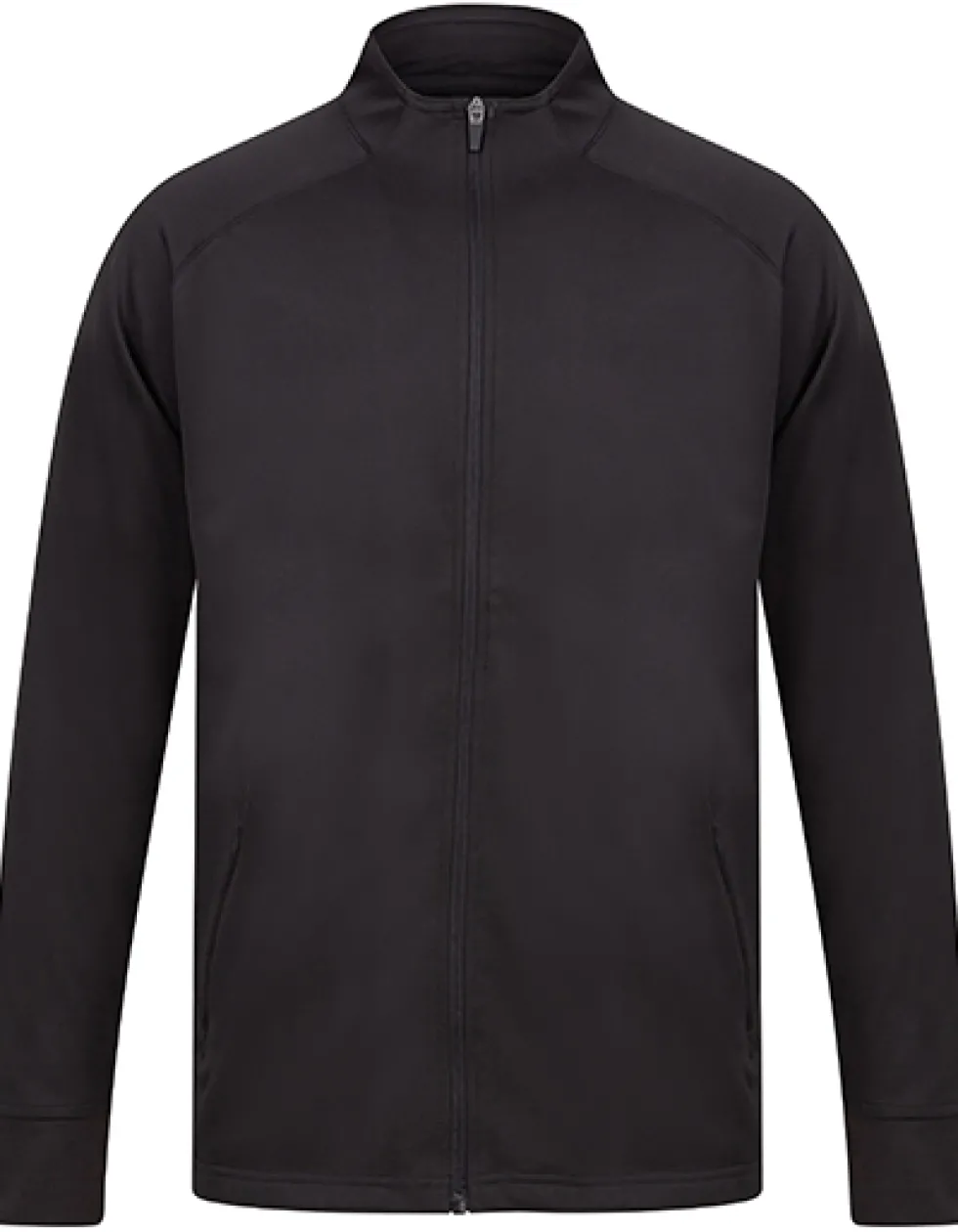 FH871 Finden+Hales Trainingsjacke aus Strickgewebe