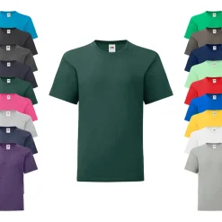 F130K Fruit of the Loom Kinder Iconic T-shirt kurzarm