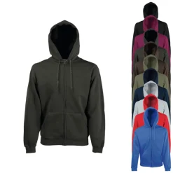 Fruit of the Loom Kapuzenjacke mit Reißverschluss