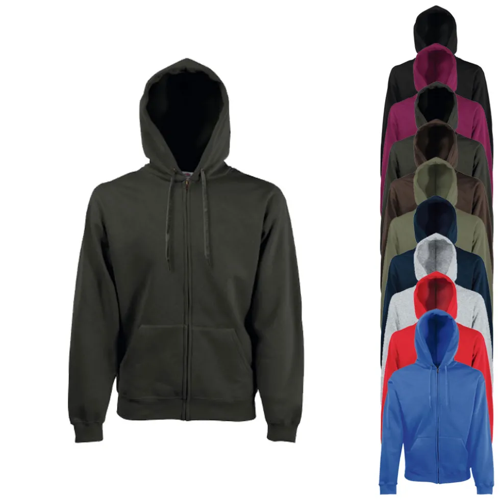 Fruit of the Loom Kapuzenjacke mit Reißverschluss