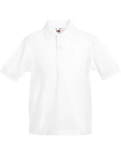 Fruit of the Loom Kinder Poloshirt Kurzarm 65/35