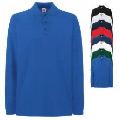 Fruit of the Loom Poloshirt Langarm