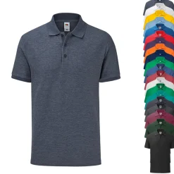 Fruit of the Loom Poloshirt Polo Kurzarm 65/35 Piqué