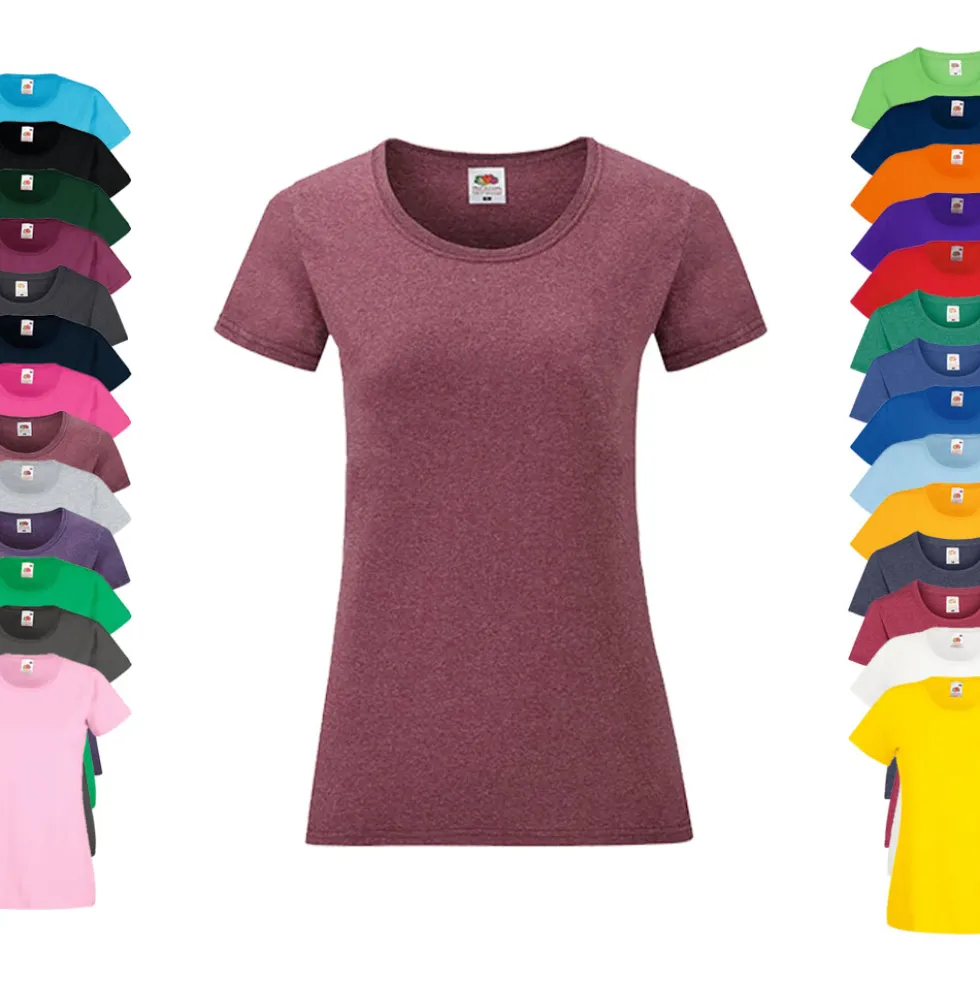 Fruit of the Loom T-shirt für Damen Valueweight T